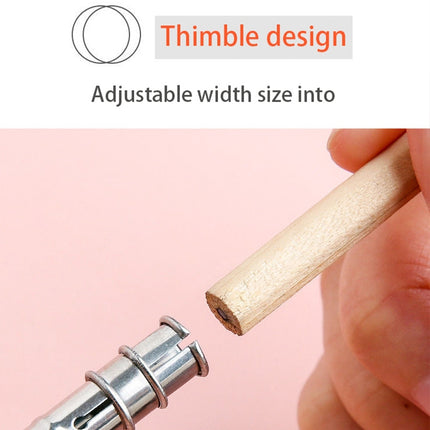 Adjustable Wooden Double Ended Pencil Extender To Lengthen The Pen Barrel