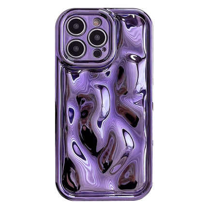 Funda de teléfono de TPU con textura de meteorito galvanizado, para iPhone XS Max, para iPhone 8 Plus / 7 Plus, para iPhone 6 Plus / 6s Plus, para iPhone 6 / 6s