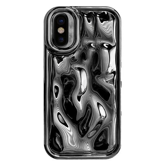 Galvanisierte TPU-Telefonhülle mit Meteoritenstruktur, für iPhone XS Max, für iPhone 8 Plus/7 Plus, für iPhone 6 Plus/6s Plus, für iPhone 6/6s