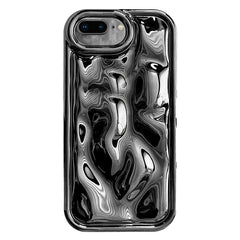 Galvanisierte TPU-Telefonhülle mit Meteoritenstruktur, für iPhone XS Max, für iPhone 8 Plus/7 Plus, für iPhone 6 Plus/6s Plus, für iPhone 6/6s