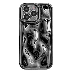 Galvanisierte TPU-Telefonhülle mit Meteoritenstruktur, für iPhone 16 Pro Max, für iPhone 16 Pro, für iPhone 16 Plus, für iPhone 16, für iPhone 15 Pro Max, für iPhone 15 Pro, für iPhone 15 Plus, für iPhone 15