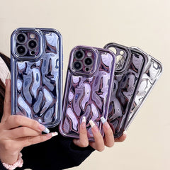 Galvanisierte TPU-Telefonhülle mit Meteoritenstruktur, für iPhone XS Max, für iPhone 8 Plus/7 Plus, für iPhone 6 Plus/6s Plus, für iPhone 6/6s