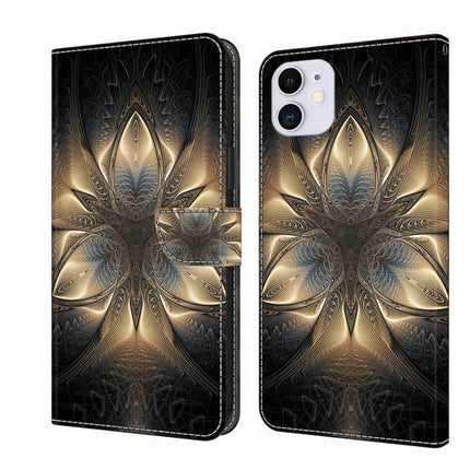 Crystal 3D Shockproof Protective Leather Phone Case