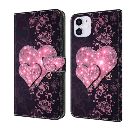 Crystal 3D Shockproof Protective Leather Phone Case