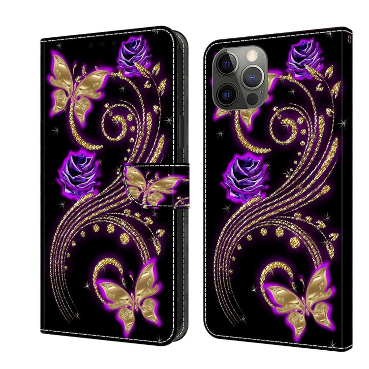 Crystal 3D Shockproof Protective Leather Phone Case