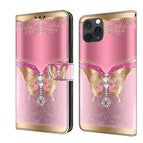 For iPhone 11 Pro Max / Pink Bottom Butterfly