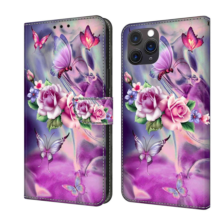Crystal 3D Shockproof Protective Leather Phone Case, For iPhone 11 Pro Max