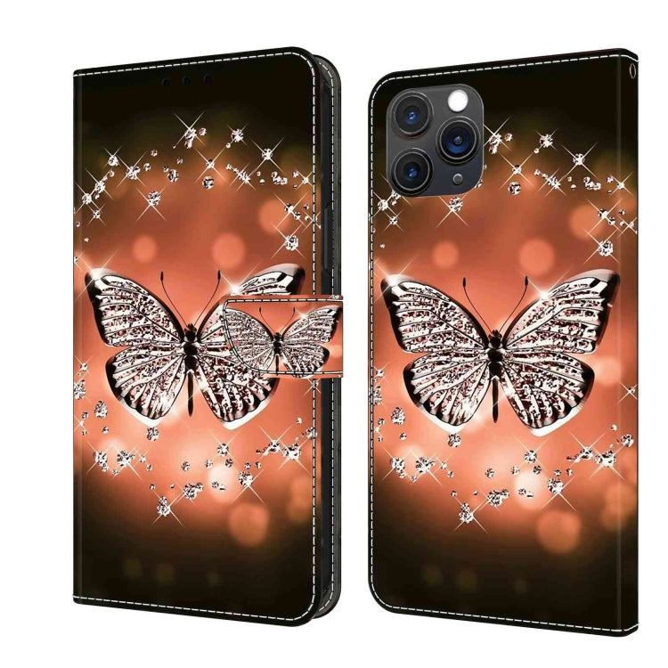 Crystal 3D Shockproof Protective Leather Phone Case, For iPhone 11 Pro Max