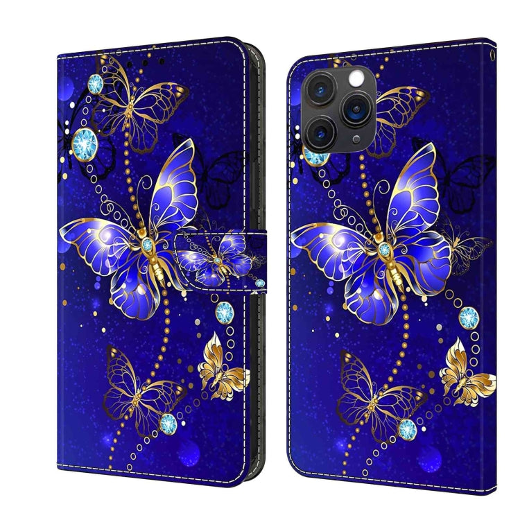 Crystal 3D Shockproof Protective Leather Phone Case, For iPhone 11 Pro Max