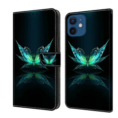 Crystal 3D Shockproof Protective Leather Phone Case, For iPhone 12 mini / 13 mini