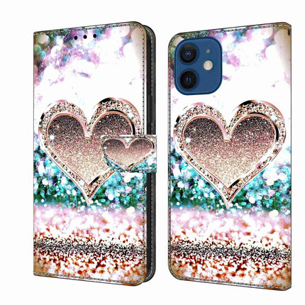 Crystal 3D Shockproof Protective Leather Phone Case