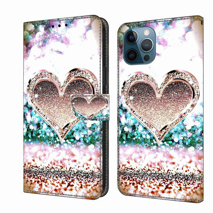 Crystal 3D Shockproof Protective Leather Phone Case