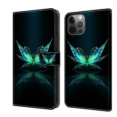 Crystal 3D Shockproof Protective Leather Phone Case, For iPhone 12 / 12 Pro