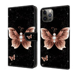 For iPhone 12 / 12 Pro / Pink Diamond Butterfly
