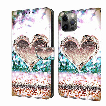 Crystal 3D Shockproof Protective Leather Phone Case