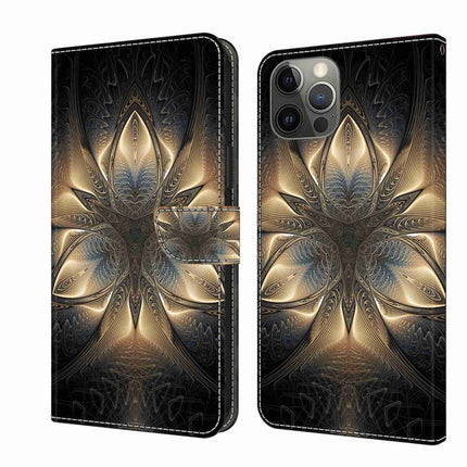 Crystal 3D Shockproof Protective Leather Phone Case