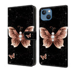 For iPhone 13 / 14 / Pink Diamond Butterfly