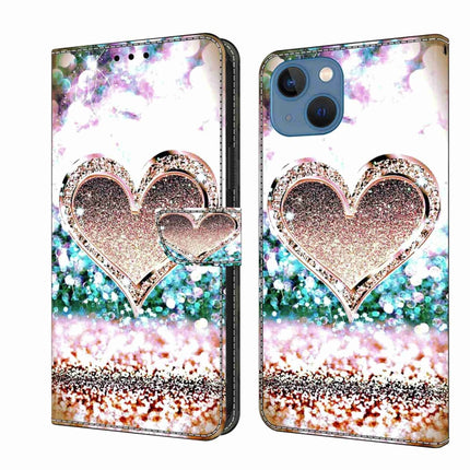 Crystal 3D Shockproof Protective Leather Phone Case