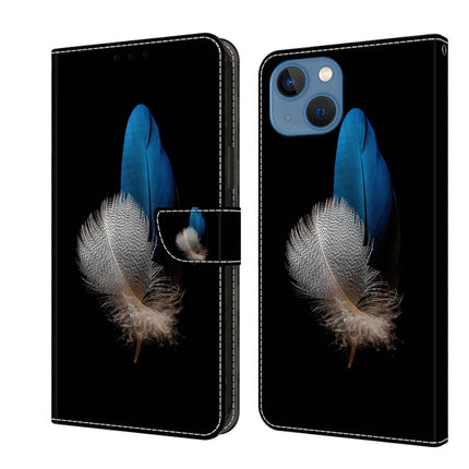 Crystal 3D Shockproof Protective Leather Phone Case, For iPhone 13 / 14