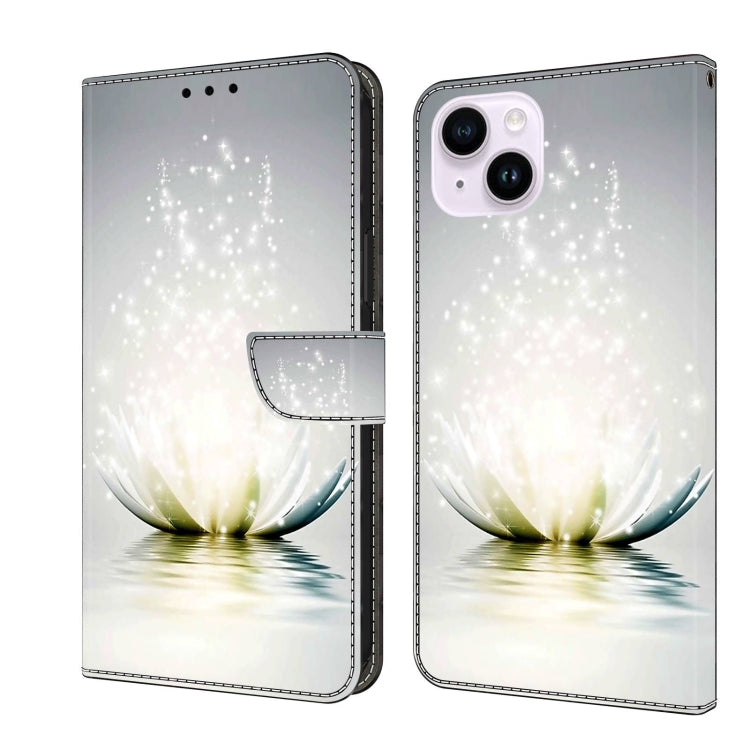 Crystal 3D Shockproof Protective Leather Phone Case, For iPhone 14 Plus