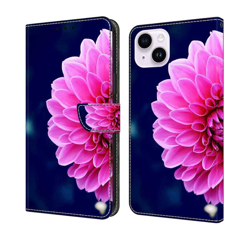 Crystal 3D Shockproof Protective Leather Phone Case, For iPhone 14 Plus