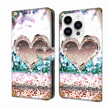 Crystal 3D Shockproof Protective Leather Phone Case