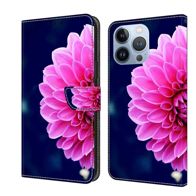 Crystal 3D Shockproof Protective Leather Phone Case, For iPhone 14 Pro Max