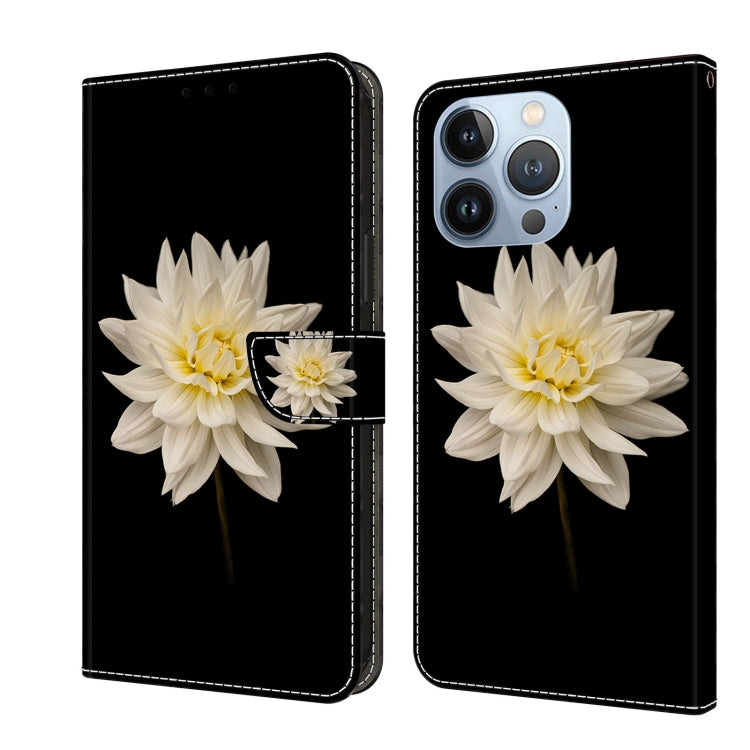 Crystal 3D Shockproof Protective Leather Phone Case, For iPhone 14 Pro Max