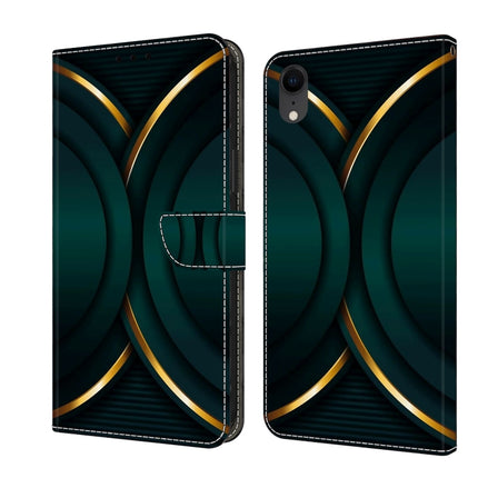 Crystal 3D Shockproof Protective Leather Phone Case, For iPhone XR