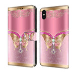 For iPhone XS Max / Pink Bottom Butterfly