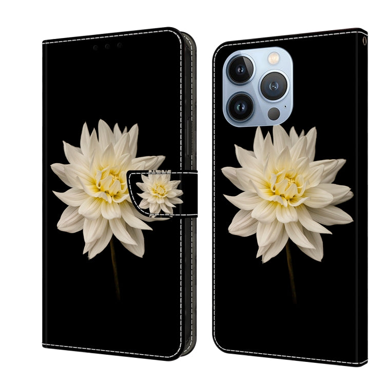 Crystal 3D Shockproof Protective Leather Phone Case, For iPhone 15 Pro Max