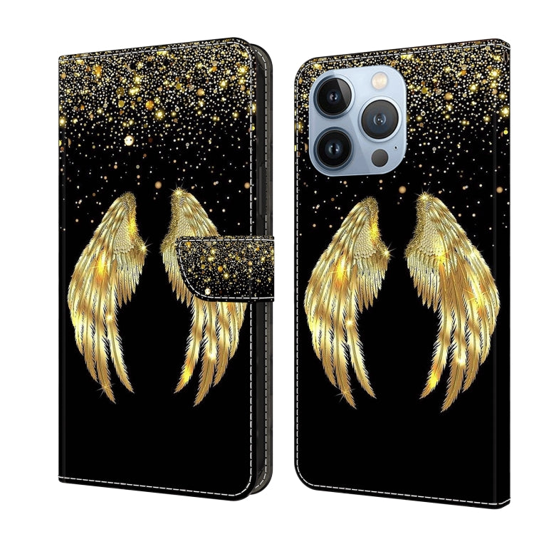 Crystal 3D Shockproof Protective Leather Phone Case, For iPhone 15 Pro Max
