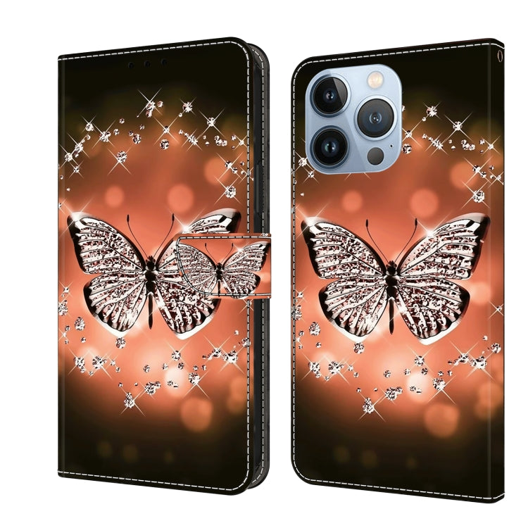 Crystal 3D Shockproof Protective Leather Phone Case
