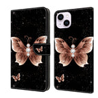 For iPhone 15 Plus / Pink Diamond Butterfly