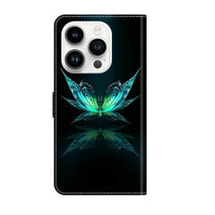 Crystal 3D Shockproof Protective Leather Phone Case, For iPhone 15 Pro