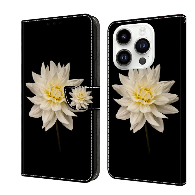 Crystal 3D Shockproof Protective Leather Phone Case, For iPhone 15 Pro