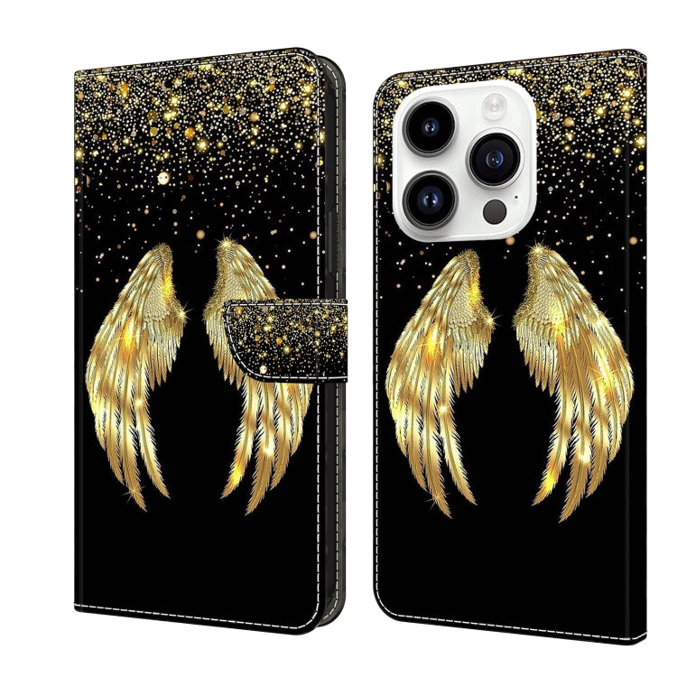 Crystal 3D Shockproof Protective Leather Phone Case, For iPhone 15 Pro