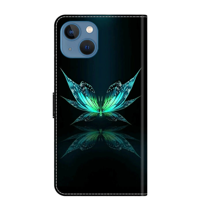 Crystal 3D Shockproof Protective Leather Phone Case, For iPhone 15