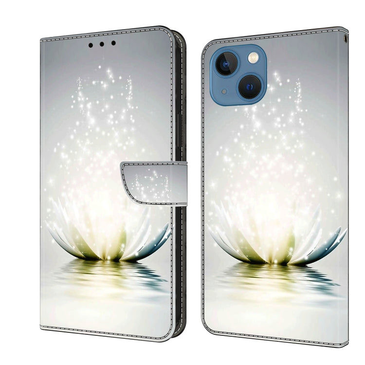 Crystal 3D Shockproof Protective Leather Phone Case, For iPhone 15