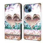 For iPhone 15 / Pink Diamond Heart