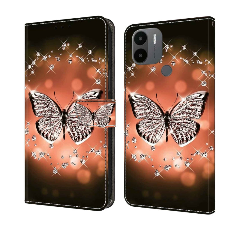 Crystal 3D Shockproof Protective Leather Phone Case