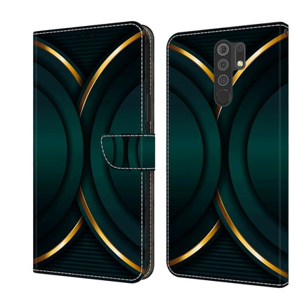 Crystal 3D Shockproof Protective Leather Phone Case, For Xiaomi Redmi 9