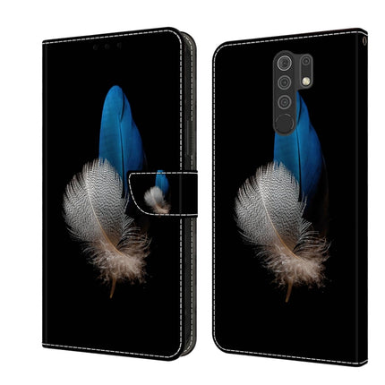 Crystal 3D Shockproof Protective Leather Phone Case, For Xiaomi Redmi 9