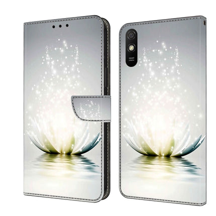Crystal 3D Shockproof Protective Leather Phone Case, For Xiaomi Redmi 9A
