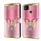 For Xiaomi Redmi 9C / Pink Bottom Butterfly