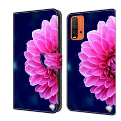 Crystal 3D Shockproof Protective Leather Phone Case, For Xiaomi Redmi 9T