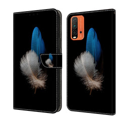 Crystal 3D Shockproof Protective Leather Phone Case, For Xiaomi Redmi 9T