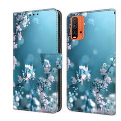 Crystal 3D Shockproof Protective Leather Phone Case, For Xiaomi Redmi 9T