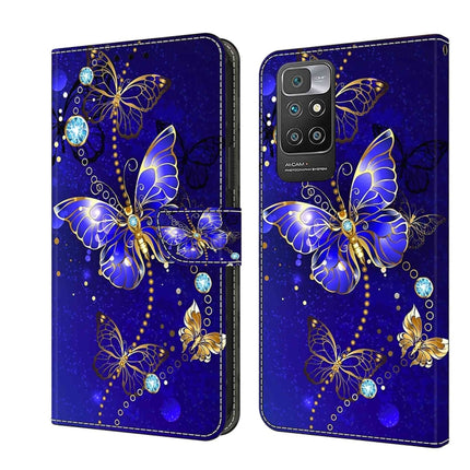 Crystal 3D Shockproof Protective Leather Phone Case, For Xiaomi Redmi 10