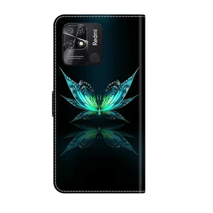Crystal 3D Shockproof Protective Leather Phone Case, For Xiaomi Redmi 10C